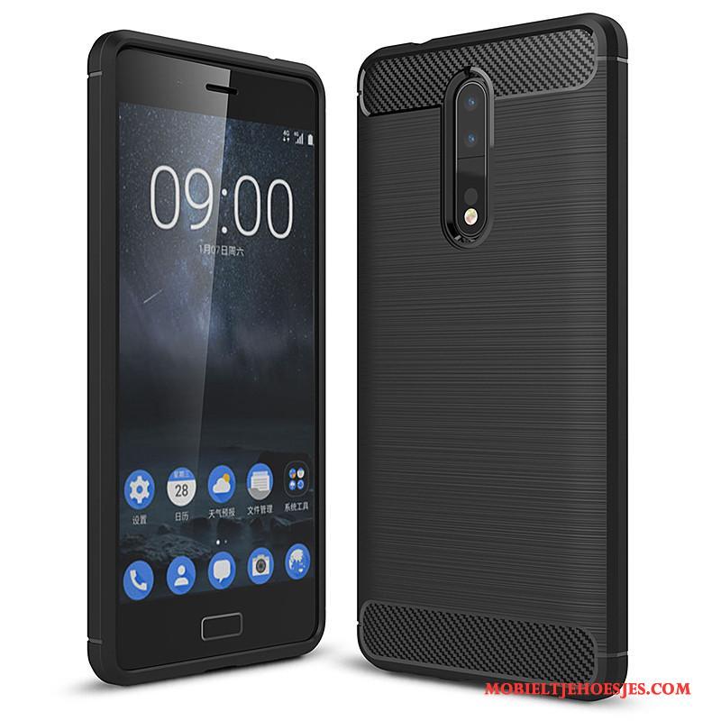 Nokia 8 All Inclusive Fiber Zacht Hoes Hoesje Bescherming Telefoon