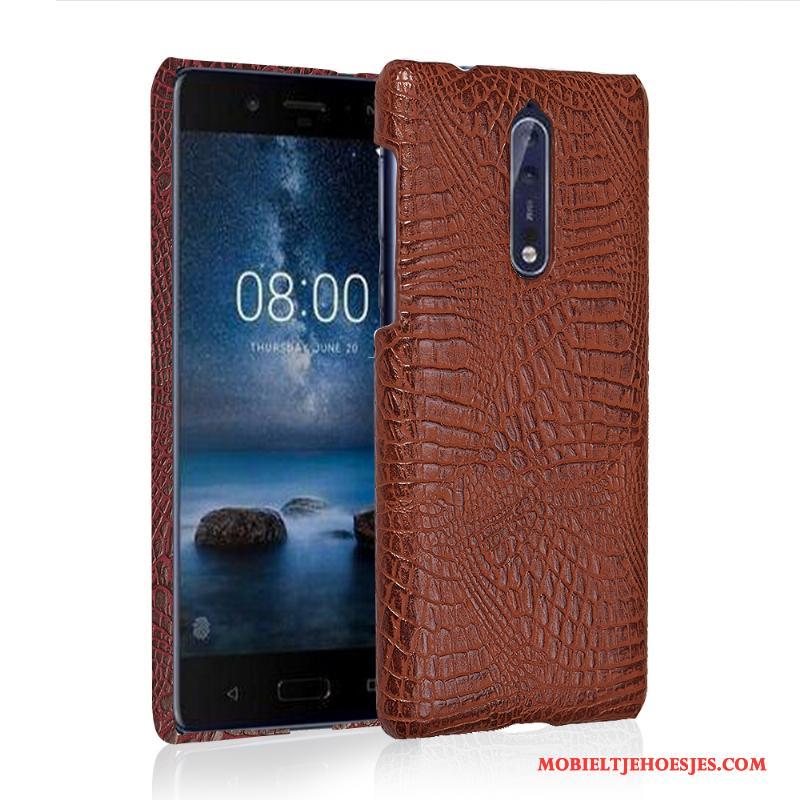 Nokia 8 Mobiele Telefoon Nieuw Hoes Folio Portemonnee Hoesje Leren Etui