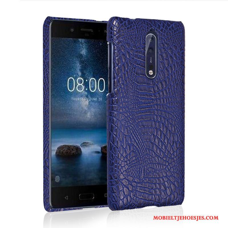 Nokia 8 Mobiele Telefoon Nieuw Hoes Folio Portemonnee Hoesje Leren Etui