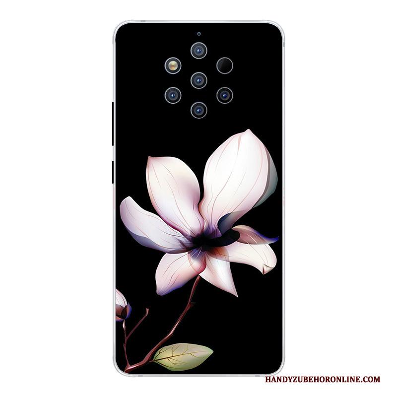 Nokia 9 Pureview Scheppend Hoesje Telefoon Roze Spotprent Bescherming Anti-fall