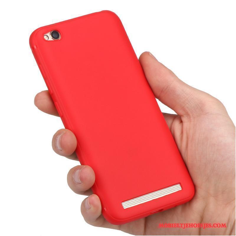 Redmi 5a Bescherming Siliconen Anti-fall Rood Mini All Inclusive Hoesje Telefoon