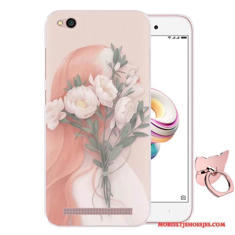 Redmi 5a Hoesje Telefoon Zacht Geschilderd Roze Mobiele Telefoon Mini Bescherming