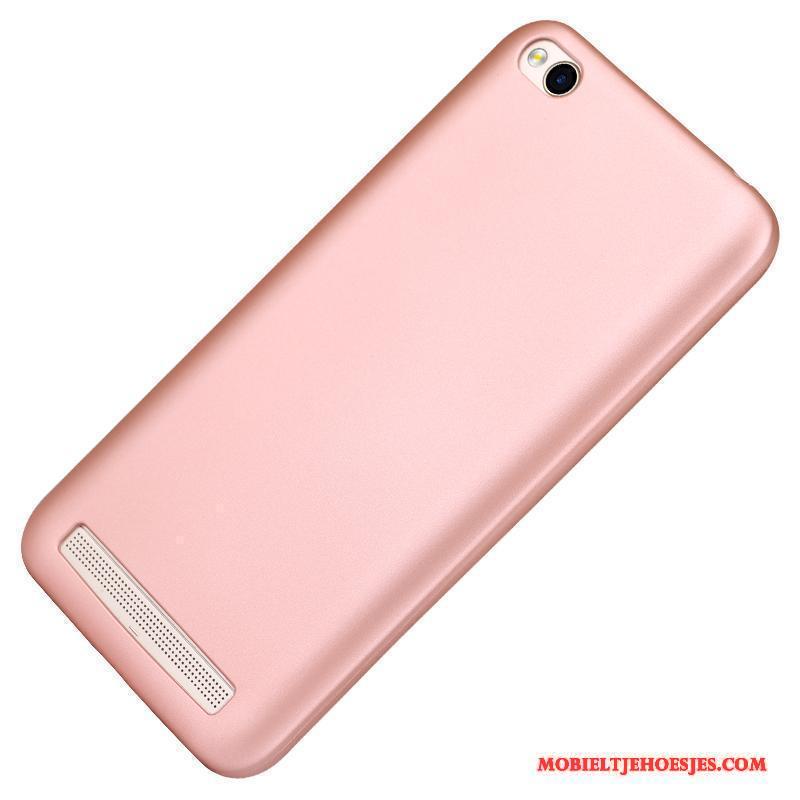 Redmi 5a Roze Hoesje Trend Rood Schrobben Dun Siliconen