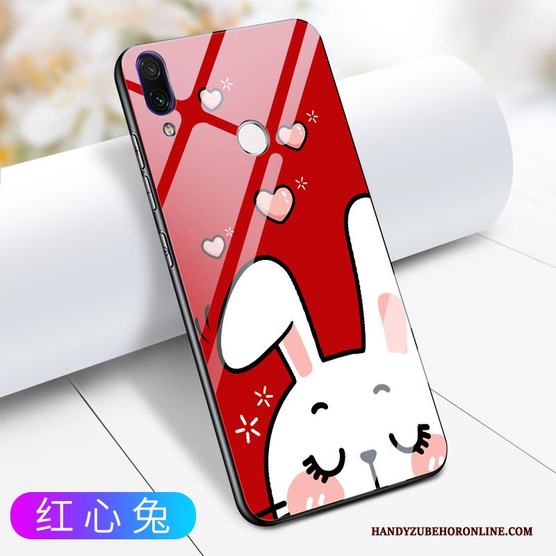 Redmi 7 Hoesje Telefoon Zwart Rood Trendy Merk Mobiele Telefoon All Inclusive Net Red