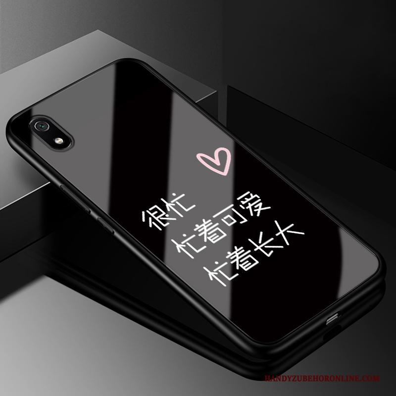 Redmi 7a Hoes Mobiele Telefoon Mini Grote Zwart Glas Hoesje