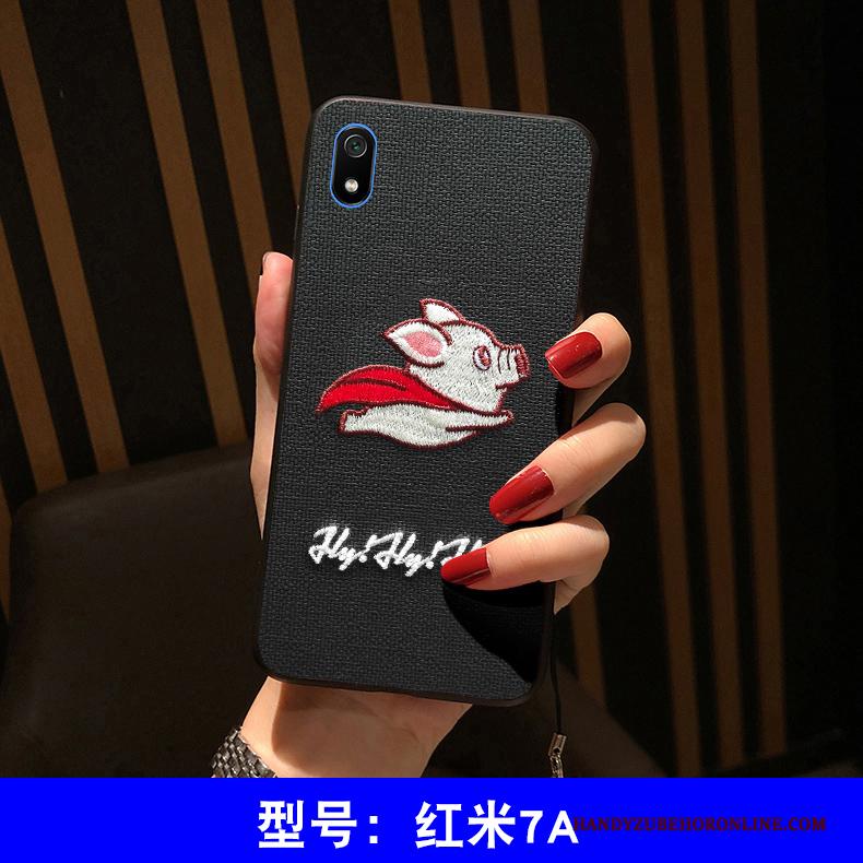 Redmi 7a Hoesje Mini Hoes Bescherming Zacht Trendy Merk Anti-fall Siliconen