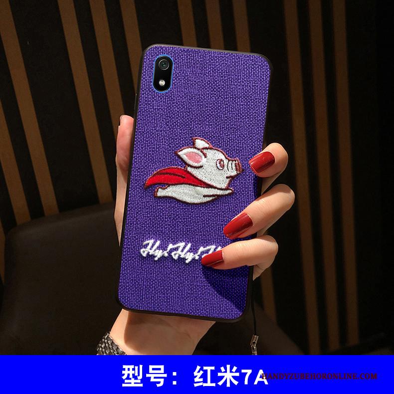 Redmi 7a Hoesje Mini Hoes Bescherming Zacht Trendy Merk Anti-fall Siliconen