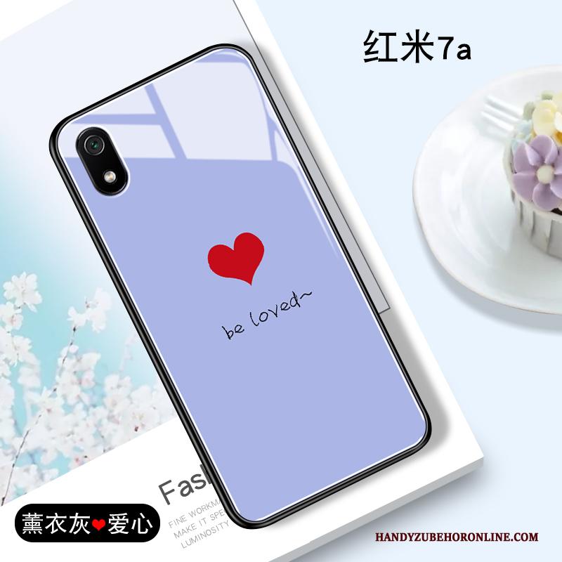 Redmi 7a Hoesje Telefoon Liefde Persoonlijk Blauw Scheppend Bescherming All Inclusive