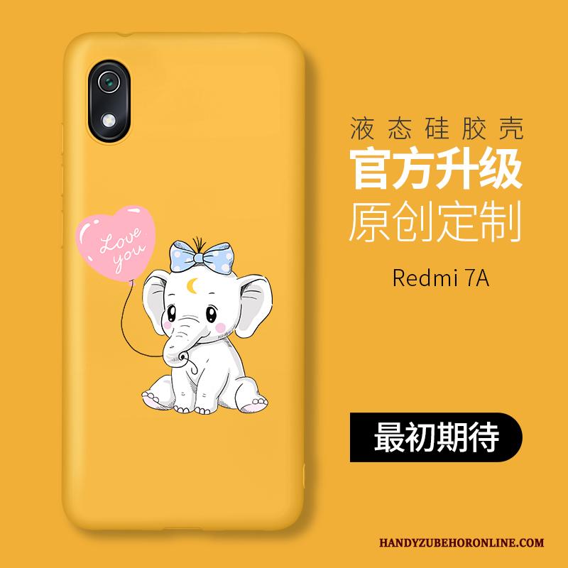 Redmi 7a Siliconen Scheppend Mini Rood Roze Hoesje All Inclusive