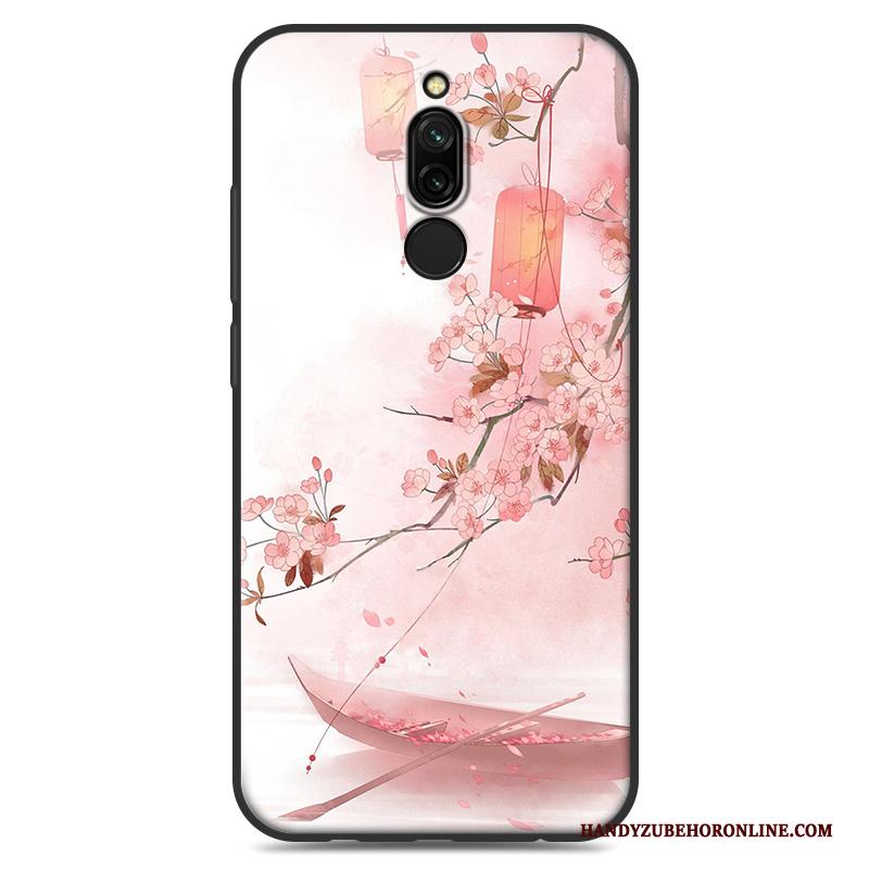 Redmi 8 Anti-fall Wit Scheppend Hoesje Telefoon Mini Chinese Stijl Zacht