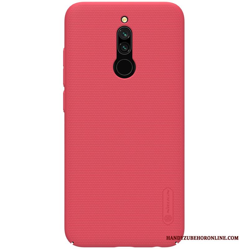 Redmi 8 Hoesje Zwart Hard Rood Goud Bescherming Anti-fall Dun