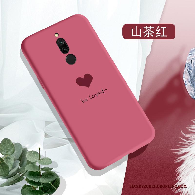 Redmi 8 Persoonlijk Anti-fall Trendy Merk All Inclusive Rood Liefde Hoesje Telefoon