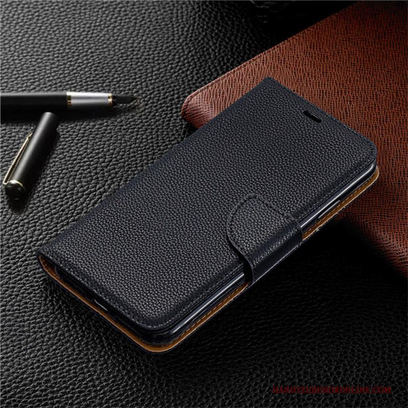 Redmi 8 Rood Leren Etui Kaart Hanger Bescherming Nieuw Hoesje