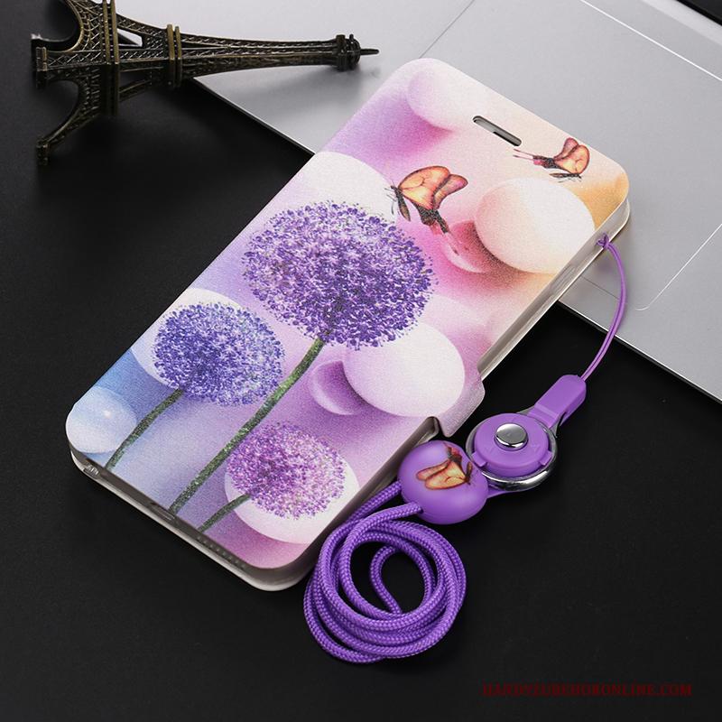 Redmi 8a Hoesje Purper Siliconen All Inclusive Rood Leren Etui Schrobben