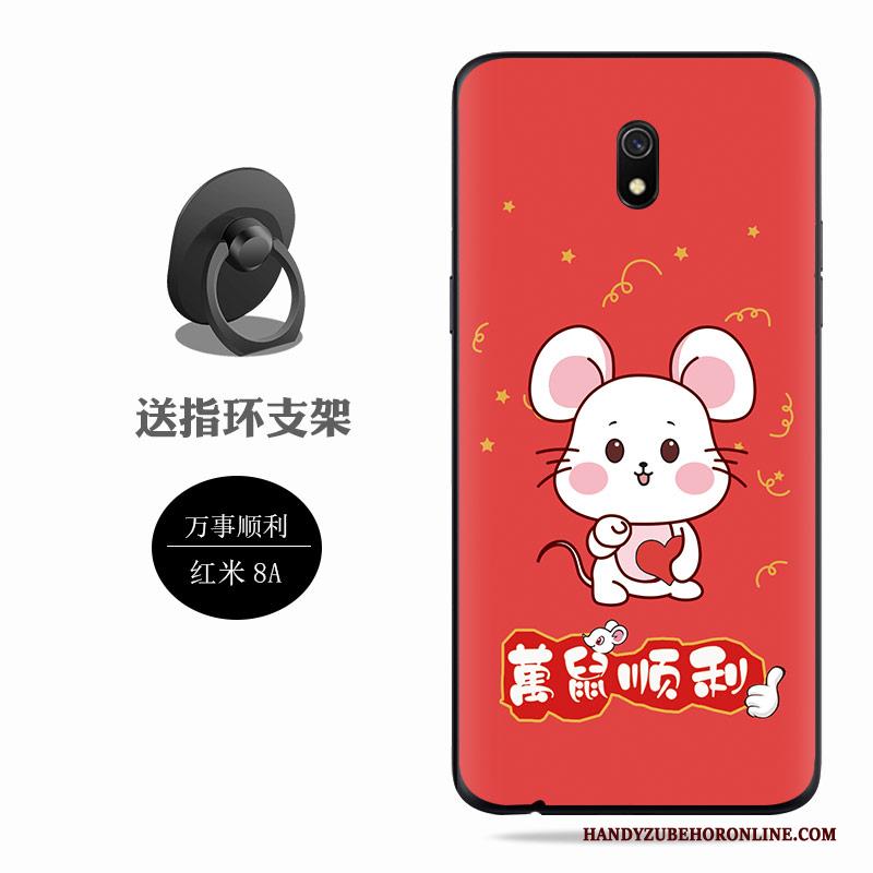 Redmi 8a Hoesje Telefoon Mobiele Telefoon Rat Siliconen Groen Anti-fall