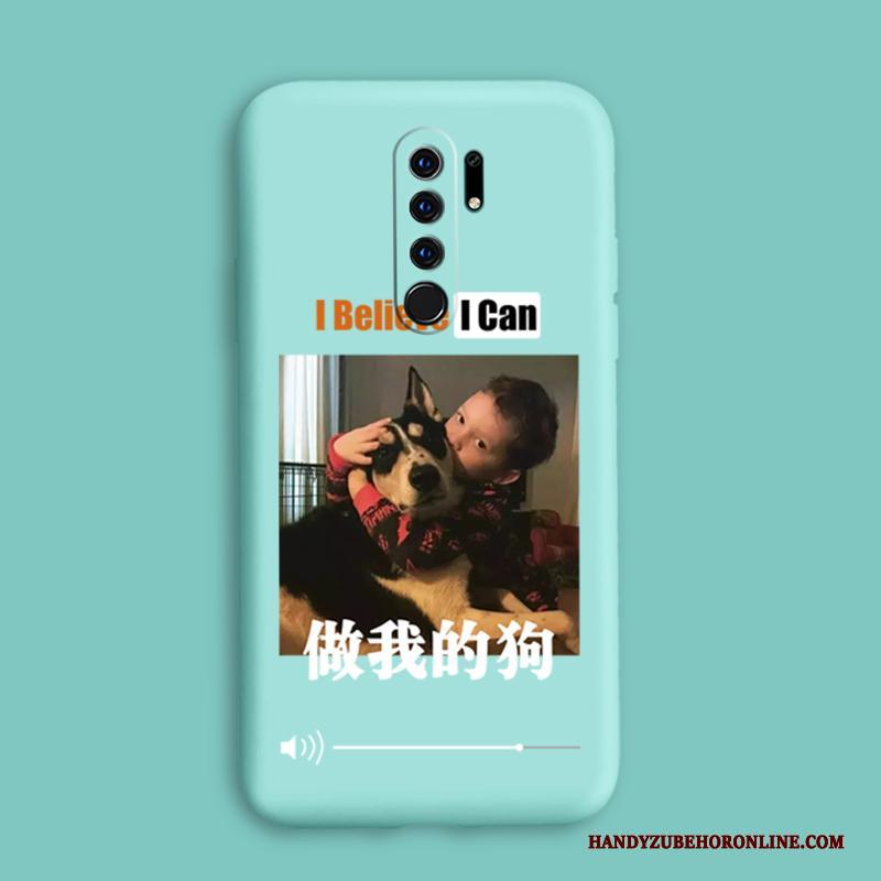 Redmi 9 Siliconen Hoesje Hond Mini Telefoon Rood Zacht