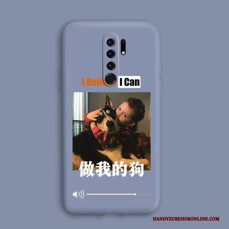 Redmi 9 Siliconen Hoesje Hond Mini Telefoon Rood Zacht