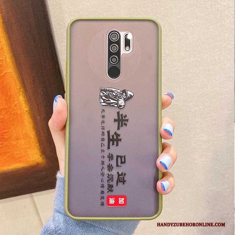 Redmi 9 Zwart All Inclusive Scheppend Hoesje Telefoon Nieuw Trendy Merk Rood