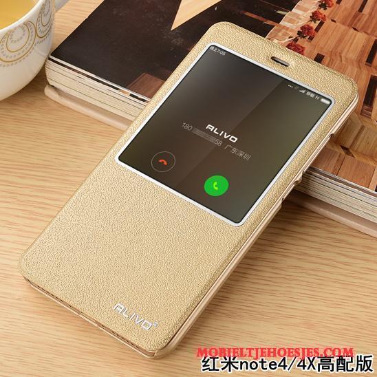 Redmi Note 4x Hoesje Telefoon Rood Mini Bescherming Goud Anti-fall