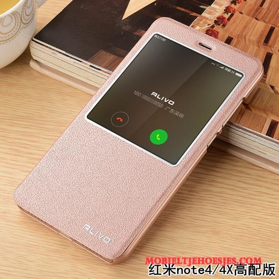 Redmi Note 4x Hoesje Telefoon Rood Mini Bescherming Goud Anti-fall
