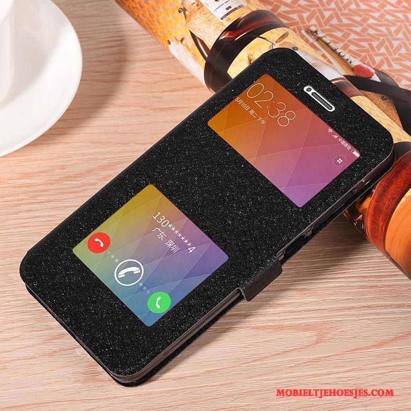 Redmi Note 4x Leren Etui Bescherming Anti-fall Siliconen Trend Roze Hoesje Telefoon