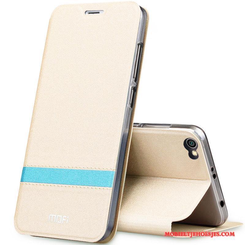 Redmi Note 5 All Inclusive Hoesje Telefoon Blauw Rood Anti-fall Siliconen Bescherming