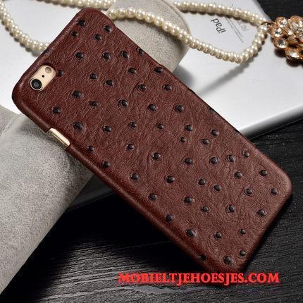Redmi Note 5 Bedrijf Hoesje Telefoon Achterklep Zwart Luxe Rood Echt Leer