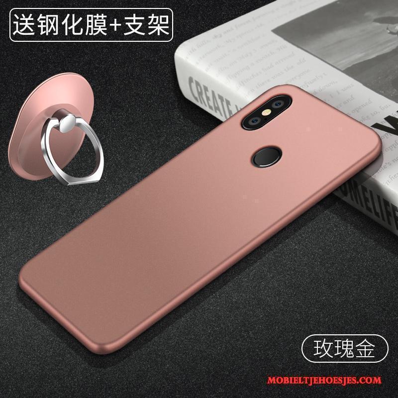 Redmi Note 5 Hoes Eenvoudige Hoesje Mini Rood Telefoon Geel