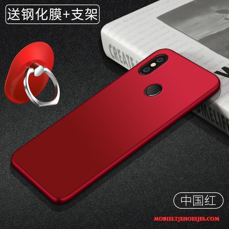 Redmi Note 5 Hoes Eenvoudige Hoesje Mini Rood Telefoon Geel