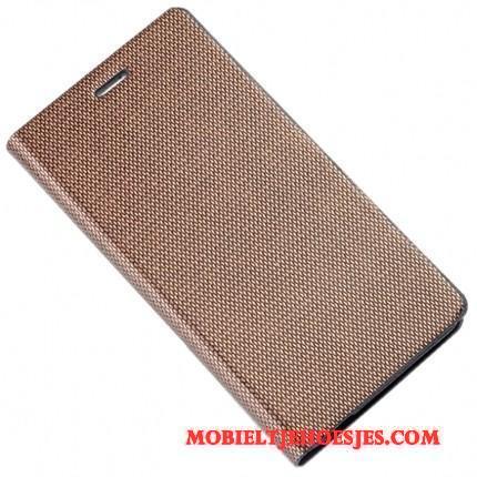 Redmi Note 5 Hoesje Hard Rood Pas Goud Mini Folio