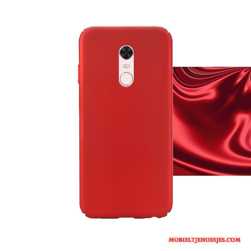 Redmi Note 5 Hoesje Kleur Schrobben Anti-fall Rood Bescherming All Inclusive Goud