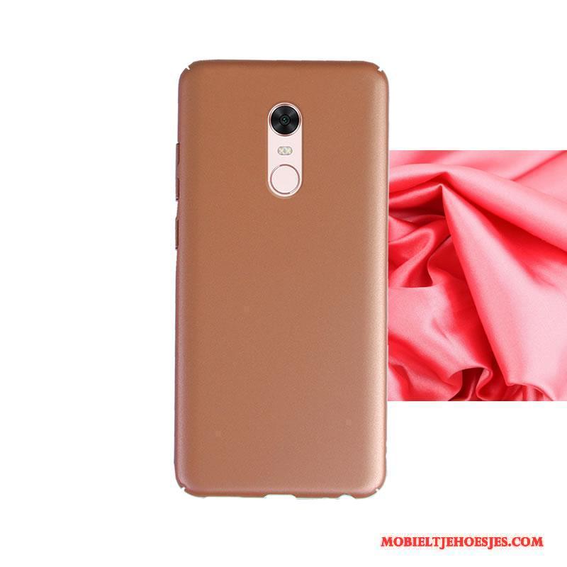 Redmi Note 5 Hoesje Kleur Schrobben Anti-fall Rood Bescherming All Inclusive Goud