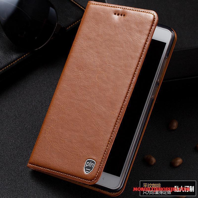 Redmi Note 5 Mobiele Telefoon Patroon Hoes Bescherming Hoesje Telefoon Echt Leer Leren Etui