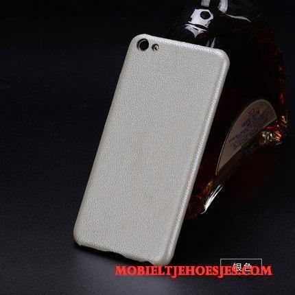 Redmi Note 5 Pro Hoes Rood Pas Hard Hoesje Telefoon Bescherming Echt Leer