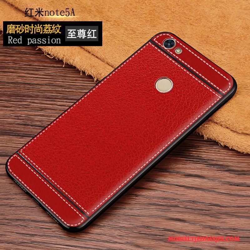 Redmi Note 5a All Inclusive Rood Roze Hoge Hoesje Telefoon Mini Hanger