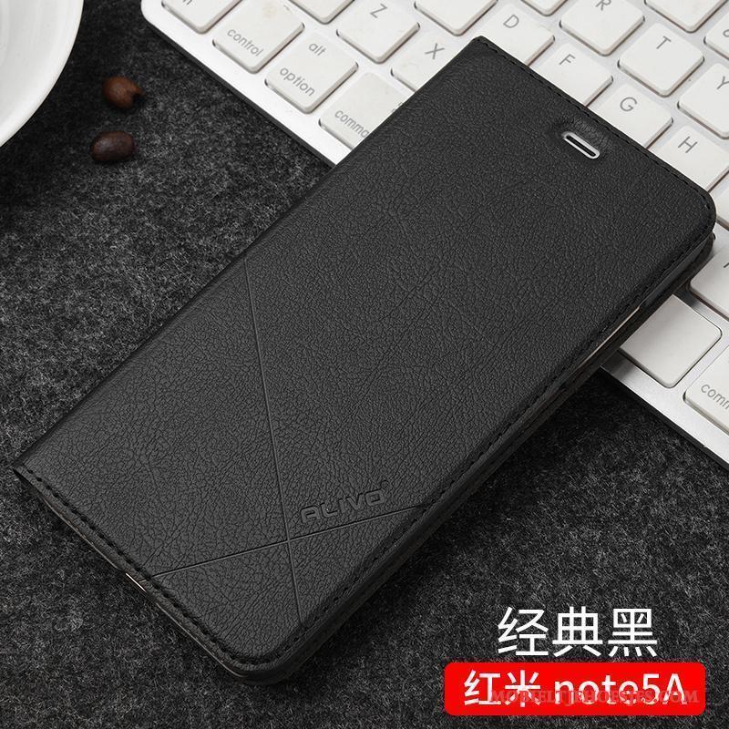 Redmi Note 5a Bescherming Anti-fall Leren Etui Bruin Hoes Mini Hoesje Telefoon