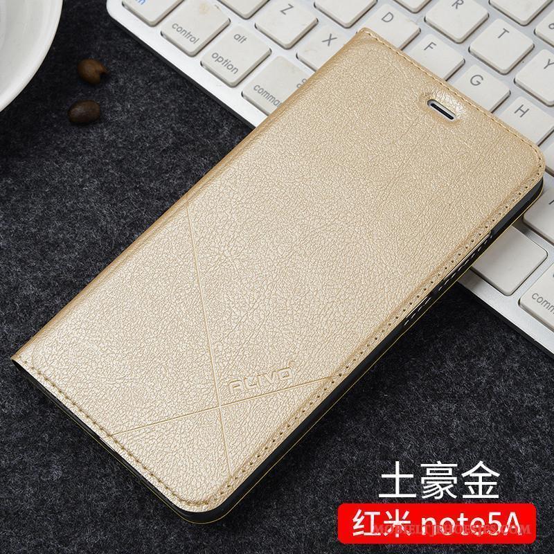 Redmi Note 5a Bescherming Anti-fall Leren Etui Bruin Hoes Mini Hoesje Telefoon