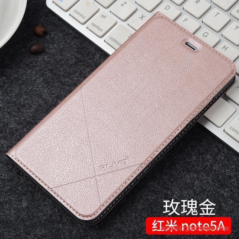 Redmi Note 5a Bescherming Anti-fall Leren Etui Bruin Hoes Mini Hoesje Telefoon