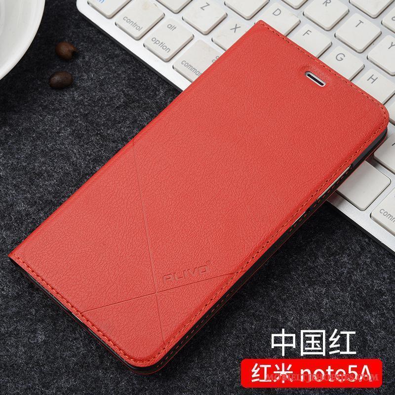 Redmi Note 5a Bescherming Anti-fall Leren Etui Bruin Hoes Mini Hoesje Telefoon