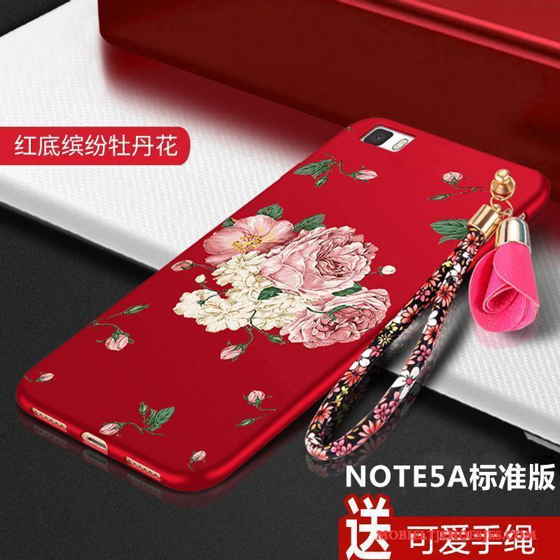 Redmi Note 5a Hoesje Anti-fall Bescherming Hoge All Inclusive Rood Trend Mini