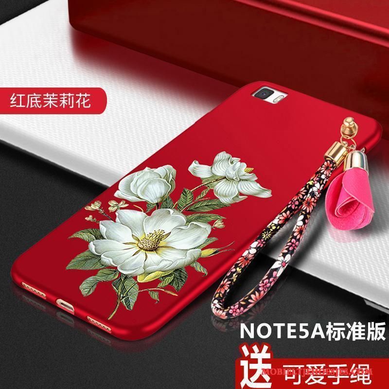 Redmi Note 5a Hoesje Anti-fall Bescherming Hoge All Inclusive Rood Trend Mini