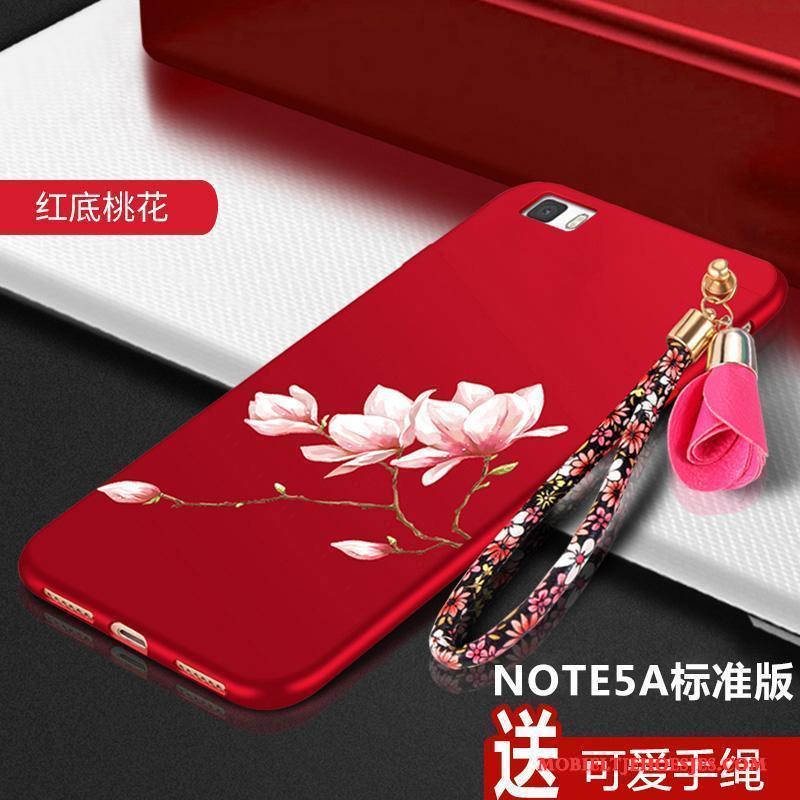 Redmi Note 5a Hoesje Anti-fall Bescherming Hoge All Inclusive Rood Trend Mini