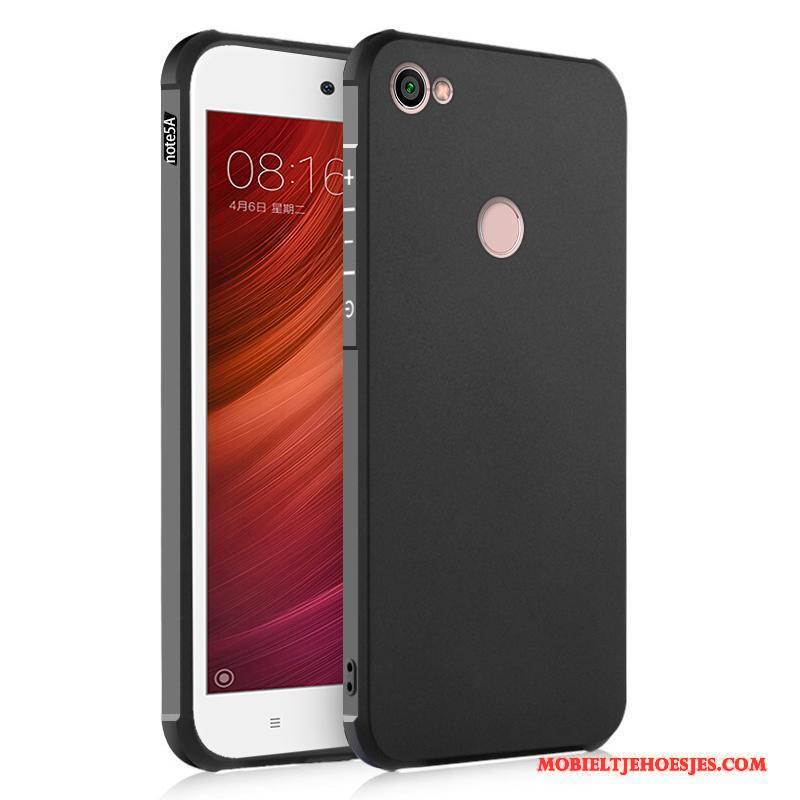 Redmi Note 5a Hoesje Anti-fall Rood Mini Trend Mobiele Telefoon Siliconen Schrobben
