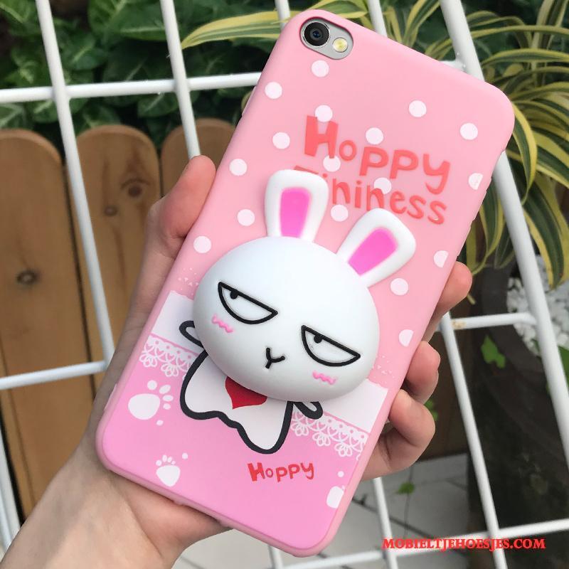 Redmi Note 5a Hoesje Mini Anti-fall Opknoping Nek Schrobben Siliconen Rood Hoge