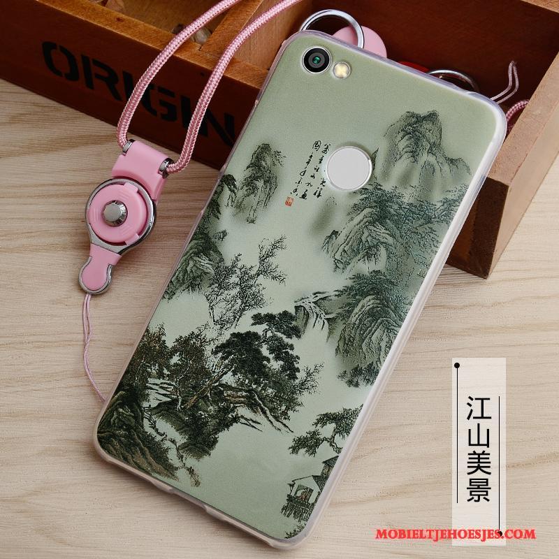 Redmi Note 5a Hoesje Mobiele Telefoon Hanger Rood Anti-fall Hoge Mini Hoes