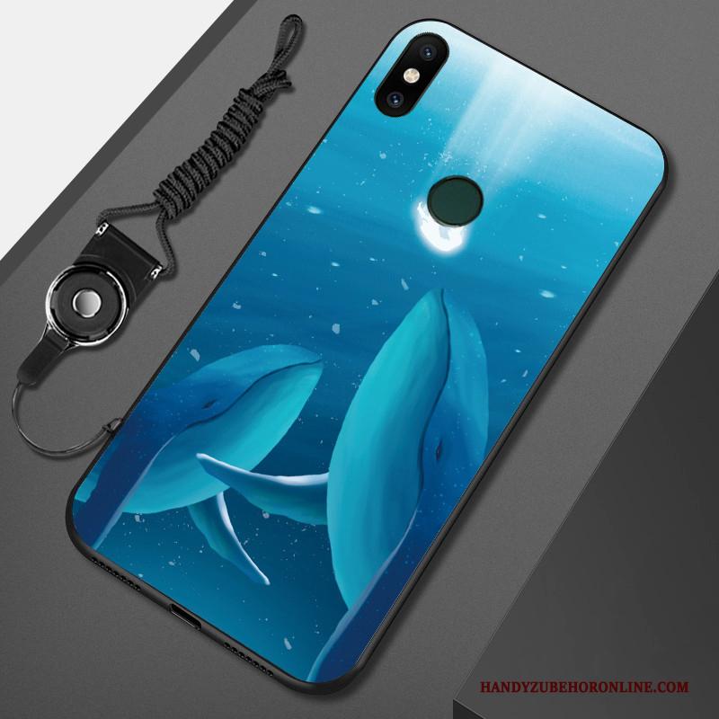 Redmi Note 6 Pro Bescherming Rood Trend Hoesje Telefoon Blauw Hanger