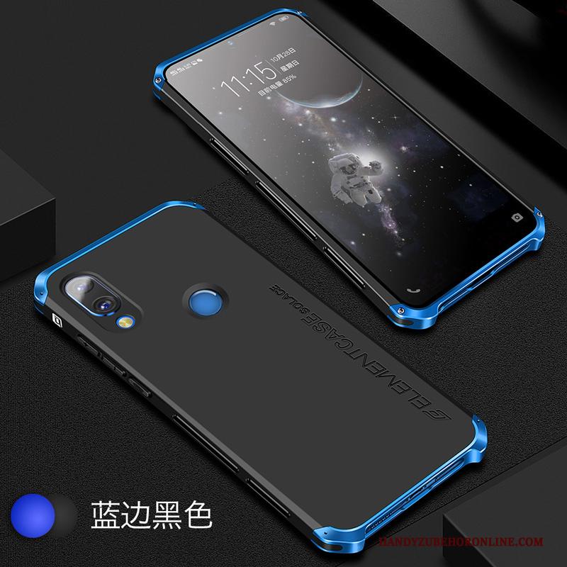 Redmi Note 7 Hoes All Inclusive Rood Hoesje Telefoon Metaal Persoonlijk Blauw