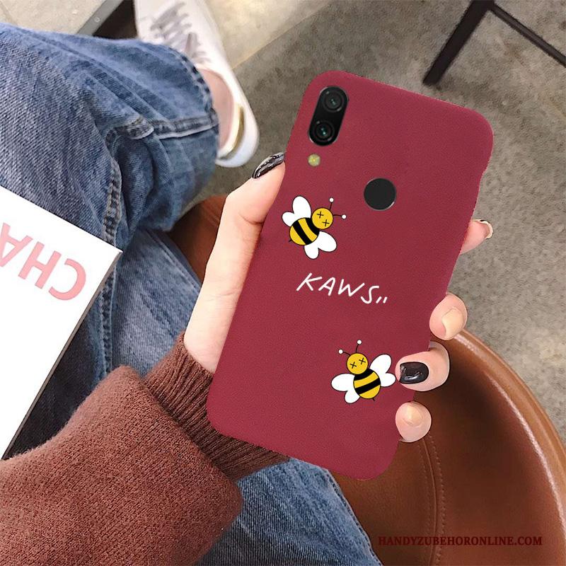 Redmi Note 7 Hoesje Schrobben Mini Trendy Merk Nieuw Dun Zacht Rood