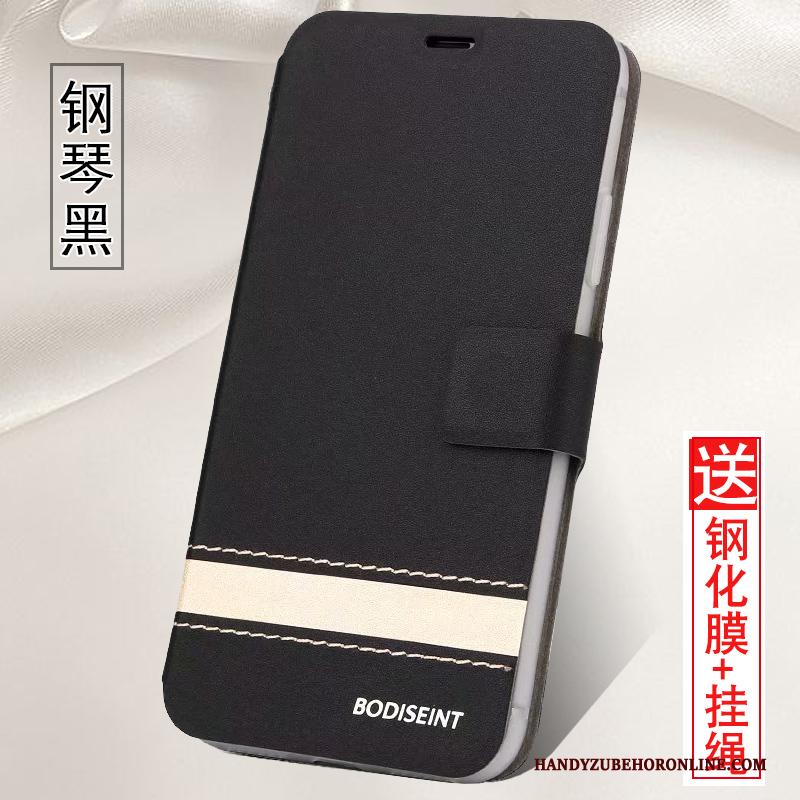 Redmi Note 7 Hoesje Telefoon All Inclusive Mini Leren Etui Folio Bescherming Rood