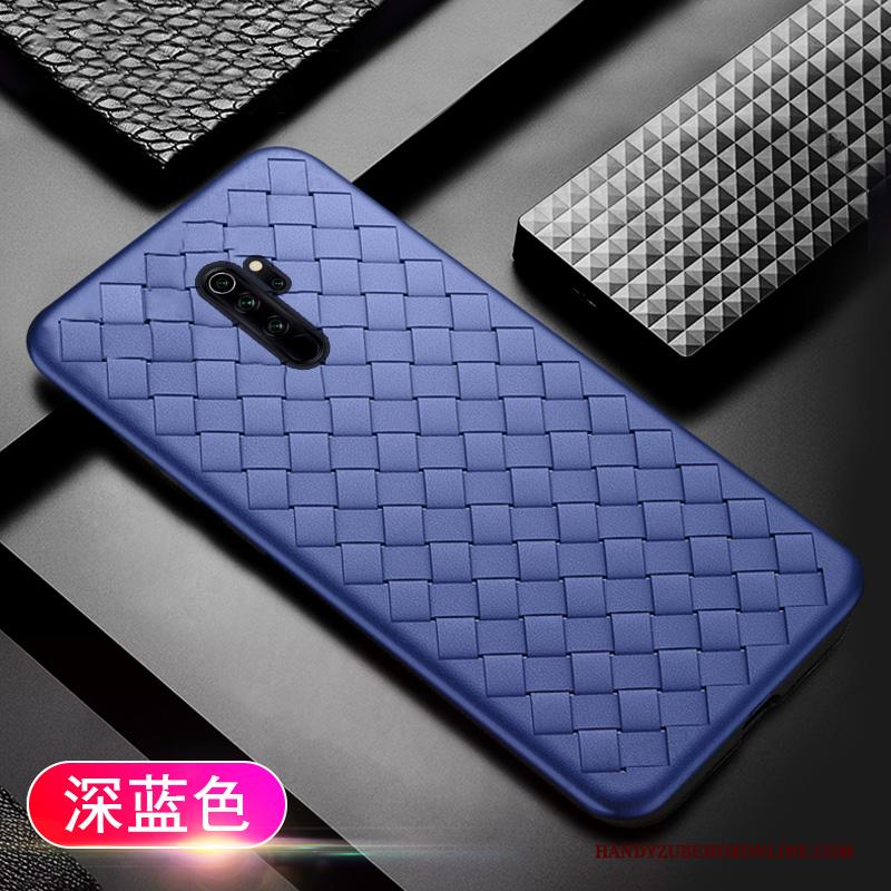 Redmi Note 8 Pro Hoesje Anti-fall Zacht Bescherming Hoes Blauw Mini Zwart